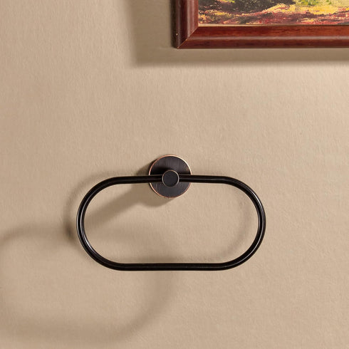 Bronze Towel Ring, Oil Rubbed Bathroom Towel Holder, Wall Mounted Hand Towel Rack Hanger, Farmhouse Style