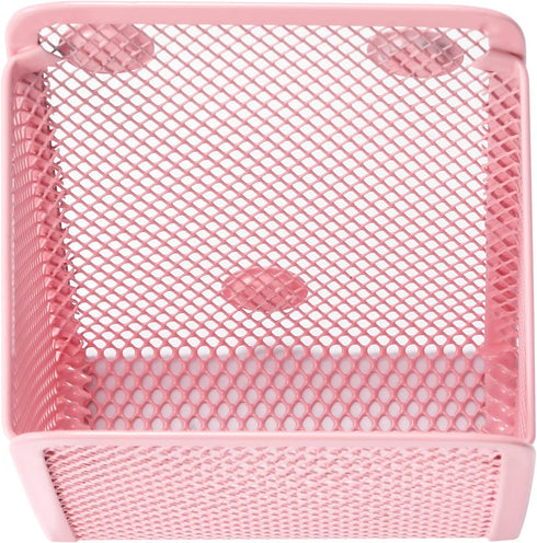 Magnetic Pencil Holder, Mesh Stainless Steel Pen Basket for Writing Utensil Storage in Home, Office, Kitchen