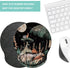 Mouse Pad with Wrist Support, Ergonomic Memory Foam Wrist Rest Cushion, Non-Slip Rubber Base Gaming Mice Pad (Snail)