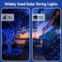 144FT 2 Pack 400LED 8 Extra-Long Solar String Lights for Outside, Solar Fairy Lights Outdoor Waterproof, Copper Wire