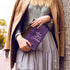 Performore Purple Fashionable Bible Bags for Women with 6 Assorted Gel Highlighter Pens - "Serve The Lord with Gladness"