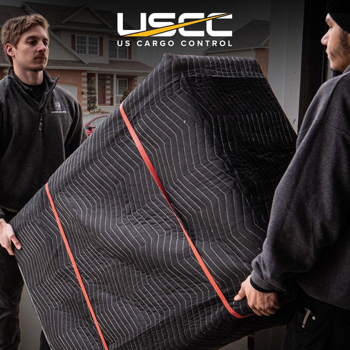 95 lb/Dozen, 80"x72" MBSUPREME95 US Cargo Control Machine Washable Large Heavy Duty Moving Blanket, Supreme Mover