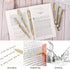 Extra Fine Point Writing Pens: 6 Black Ultra Thin 0.25mm No Bleed Gel Felt Ink Markers for Bible Journaling