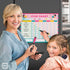 Magnetic Reward Chart for Kids, Dry Erase 13” X 17” Multiple Kids Refrigerator Star Behavior Chore Chart for Home,
