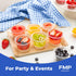 Fit Meal Prep 250 Pack 2 oz BPA Free Condiment Cups No Lids, Disposable Jello Shots Containers in Bulk