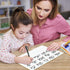 SCRIBBLEDO 5 Pack Double Sided Whiteboards - Lined Dry Erase Board for Kids Handwriting Practice, 9x12