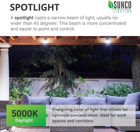 Sunco Lighting, 2 Pack Dusk to Dawn Light Bulbs, Flood Light Outdoor PAR30 LED, Photocell Sensor, 11W=75W, 5000K