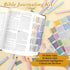 NEWEST Bible Journaling Kit, 12 No Bleed Highlighters, 5 Smooth Gel Pens, 96 Morandi Bible Tabs for Study Bible