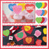 Geyee 108 Pcs Heart Cutouts, Paper Heart Bulletin Board Decorations for Classroom DIY Craft School Decor