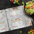 Full Size 4x6 Recipe Card Protectors: Pack of 25 Top-Loading Crystal Clear Sleeves for 3 Ring Binder