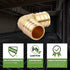 1/2" Lead-Free Brass Barb Crimp Pipe Fitting 90 Degree Elbow (Pack of 10) PEX 1/2 Inch Fittings
