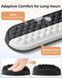 Set Wrist Rest for Keyboard and Mouse, Ergonomic Wrist Support with Memory Foam, Silky Lycra Cover, Non-Slip Base