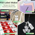 P50 2 Inch Label Makers, Bluetooth Label Maker Printer with 1pc 40x30mm Label, Portable Thermal Printer for Small