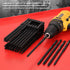 Set: 32-Piece S2 6" PoziDriv, 1/4" Extra Long Security Bit Steel Screwdriver Drill Bits for Tamper-Proof Screws, Torx