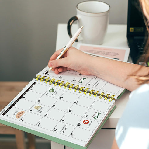 Account 5.5" 8.5", Budget Planner Book Monthly Expense Tracker, Saving & Debt Tracker, Monthly Budget Review x Control