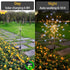 JJGoo Solar Firework Lights, 2 Pack 120 LEDs, Waterproof Outdoor Solar Lights with 2 Lighting Modes for Party Decor