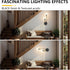 3000K G9 Bulb) Tipace Modern Wall Sconce,LED Black Wall Light Fixture Bathroom Vanity Light Fixture with Glass