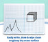 Flipside Products 9" x 12" Two-Sided XY Axis Dry Erase Learning Mat, Economical - 24 Pack