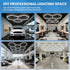 1-Pack 6500K, Hexagonal Garage Lights, Ultra-Bright Garage Ceiling LED Lights, Suitable for Gyms, Basements