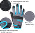 HANDLANDY Grip Work Gloves for Men and Women, Safety Utility Yard Working Gloves, Touch Screen