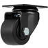 Finnhomy 2 Inch Caster Wheels Set of 4, Heavy Duty Low Profile Plate Swivel Casters, Black, 2,200 Lbs Capacity