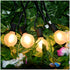 G40 Led Frosted White Replacement Light Bulbs, E12 Candelabra Globe Bulbs, 1.5 Inch Frosted String Lights, 25 Pack