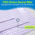 917488 3 13 18 (Pack 50)Disposable BibsEmbossed2-Ply TIDI Choice Dental Bib, Purple (Lavender), Layers, W x L of Dental