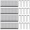Jetec 100 Pcs Plantation Shutter Repair Kit Replacement Louvers Staples Window Blind