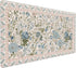 OUNNTC Aesthetic Pink Floral Desk Pad, XXL Large Mouse Pad for Desk with