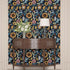17.5" 393.7" Blue Wallpaper Peel and Stick,Vintage Boho Floral Contact Paper, x Retro Paisley Flower Botanical Wall