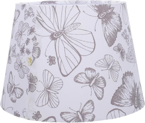 HAMPPLIES Fabric Round Lamp Shade for Table Wall and Floor Lamps Lightweight Soft