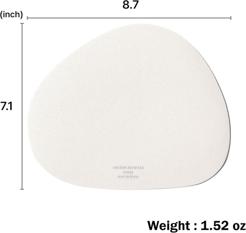 GREEDY FARMERS Non-Slip Waterproof Mouse Pad - Vanilla Cream