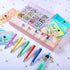 750 50 Packaging Qilery Pcs DIY Beadable Pens Kit, Pcs Plastic Ballpoint Pens Bulk, Included Foil Thank You Cards