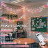 66ft 200 suddus String Lights Indoor Bedroom, Led Christmas Light Outdoor Clear Wire Connectable, Plug in Fairy String
