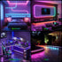 9.84FT/3M 360 IP67 iNextStation LED Strip Lights, Glow Braided Smart IC USB Rope Light, Neon Rope Light with Music