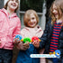 Famm 8ft 3+ Handy Blue Bird Tape Measure for Kids STEM Educational Tool with Level, Protractor, Retractable Design