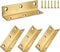 L Bracket, Heavy Duty Corner Brace, 4 Pack 4 Inch Stainless Steel