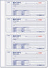 Rediform 8L818 Money Receipt Book 2 3/4 x 7 Carbonless Triplicate 200 Sets/Book