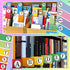 Chivertion 26 26 Albums, Pcs Library Alphabet Book Dividers Wooden Vinyl Record Organizer Separators Alphabetical A-z