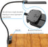 Drevet 2AC&1USB-C 3 3 LED Desk Lamp for Home Office, Eye-Caring Clip-On Desk Light with Flexible Gooseneck, Charging