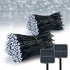Vimorg Solar String Lights Outdoor, 2 Pack 79FT 200 LED Waterproof Solar Christmas