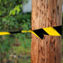 uxcell Warning Safety Stripe Tape, Black Yellow PVC Adhesive for Wall, Floor, Pipes Marking, 2 Inch x 108 Ft