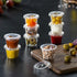 Pantry Value 100 Count Clear Disposable Plastic Portion Cups with Lids, Small Containers for Sauce