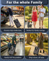 HOSDZOU Rolling Shopping Bag, Small Shopping Cart with Wheels,Collapsible Portable Waterproof Tote for Market & Grocery