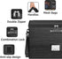 Fireproof Document Box File Organizer, Portable Locking Storage Box with Handle for Important Documents