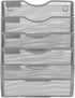 EasyPAG Silver Mesh Wall File Holder, Assemble Office Hanging File Organizer for Papers and Documents