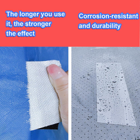 RV Awning Repair Tape, Heavy Duty Waterproof Repair Tape for Tarp, Canvas, Tent, and Boat Covers