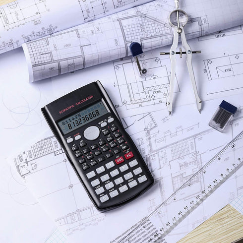 Mr. Pen Scientific 2 Line Calculator - Fraction & College Math Calculator for Students & Engineers, Back to School