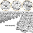 12 Pcs Drainage Mat Modular Interlocking Cushion, 11.8" x 11.8" Non-Slip Interlocking Rubber Floor Tiles for Deck Pool