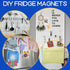 320Pcs Fridge Magnets, 6x2mm Small Refrigerator Magnets, Mini Magnets for Crafts, Office, School, and Round Button